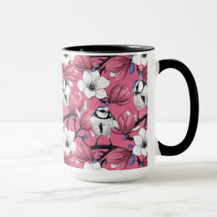 Frühlingszeit in Rosa Tasse