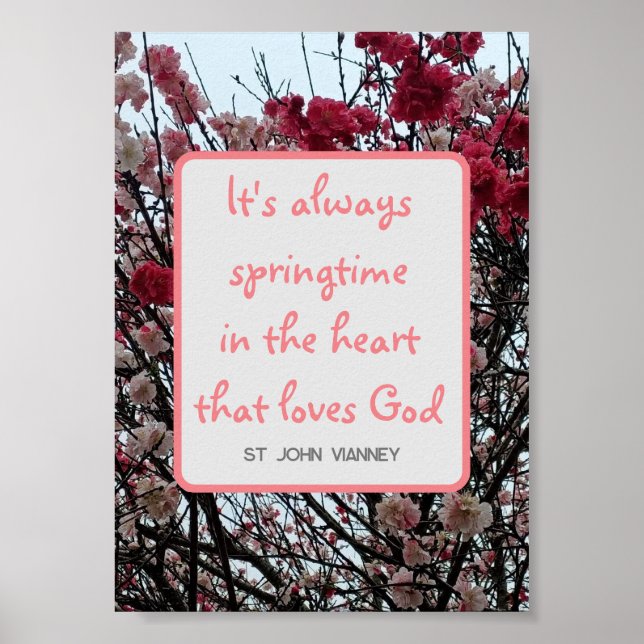 Frühlingszeit Sakura Poster (Vorne)