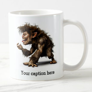 Frühmorgendliche innere Bestie entfesselt Kaffeetasse
