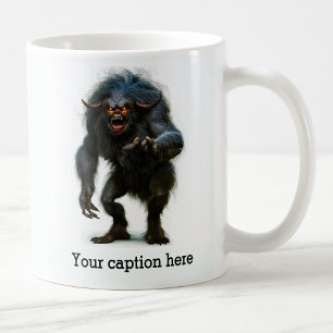 Frühmorgendliche innere Bestie entfesselt Kaffeetasse