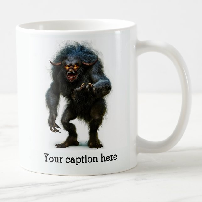 Frühmorgendliche innere Bestie entfesselt Kaffeetasse (Von Creator hochgeladen)