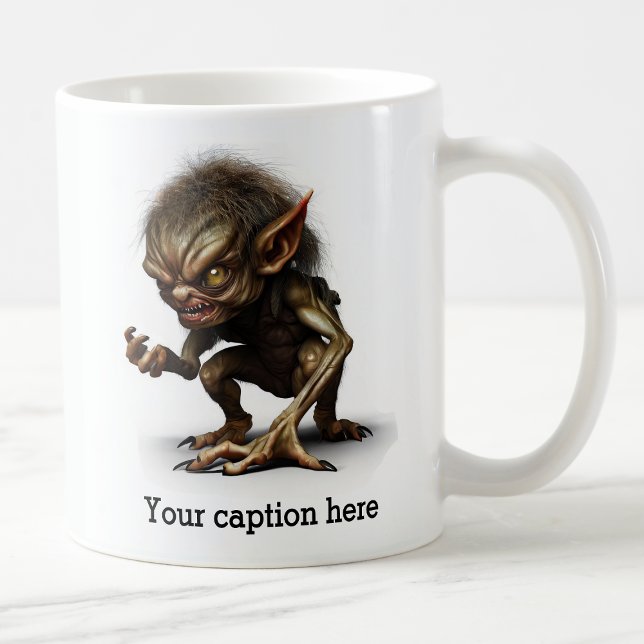 Frühmorgendliche innere Bestie entfesselt Kaffeetasse (Von Creator hochgeladen)