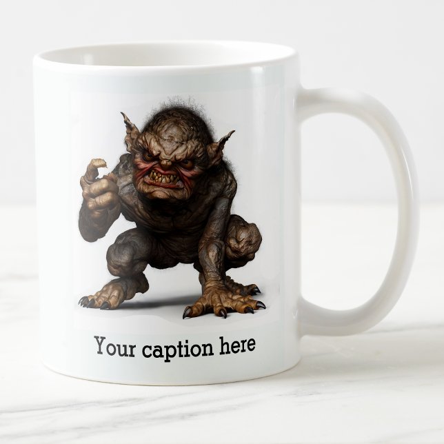 Frühmorgendliche innere Bestie entfesselt Kaffeetasse (Von Creator hochgeladen)