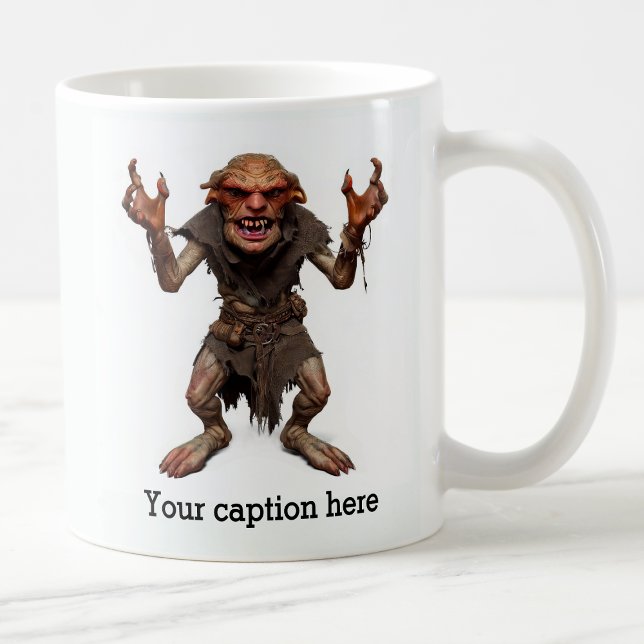 Frühmorgendliche innere Bestie entfesselt Kaffeetasse (Von Creator hochgeladen)