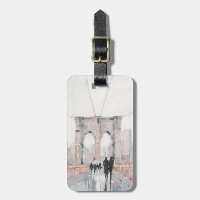 Frühmorgendlicher Spaziergang - New York Gepäckanhänger (Vorderseite vertikal)