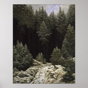 Frühschnee, c.1828 poster