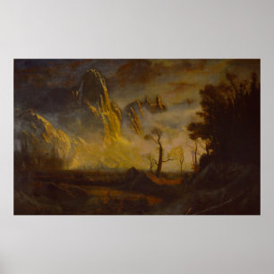 Frühschnee im Yosemite-Tal, Sentinel Rock Poster