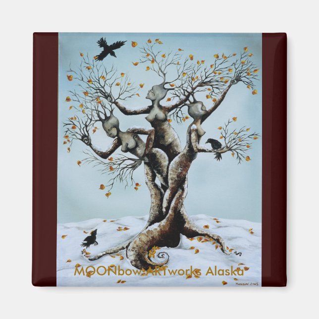 Frühschnee Magnet (Vorne)