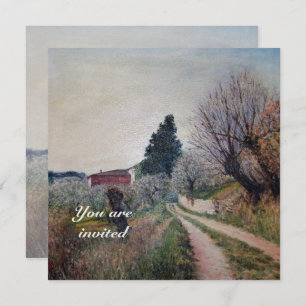 FRÜHSTE FRÜHSTÜCK IN DER TUSKANISCHEN LANDSCHAFT EINLADUNG