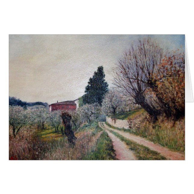 FRÜHSTE FRÜHSTÜCK IN VERNALESIEN / Toskana Landsch (Vorderseite (Horizontal))