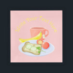Frühstück Acryl Tablett<br><div class="desc">Handgemalte,  einfache Frühstücksmuster.</div>