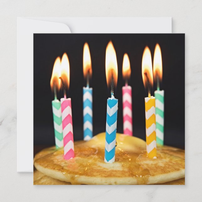 Frühstück am Geburtstag Brunch Einladung (Vorderseite)