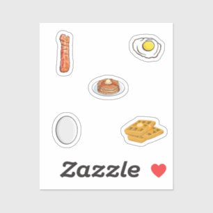 Frühstück Aufkleber