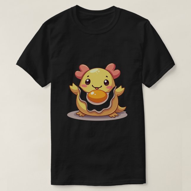 Frühstück Axolotl T-Shirt (Design vorne)