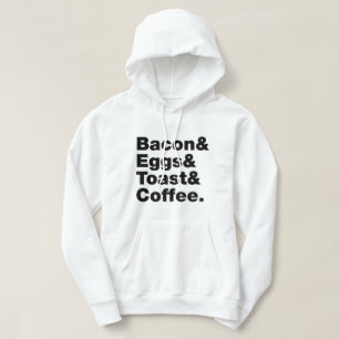 Frühstück (Bacon & Eggs & Toast & Coffee). Hoodie