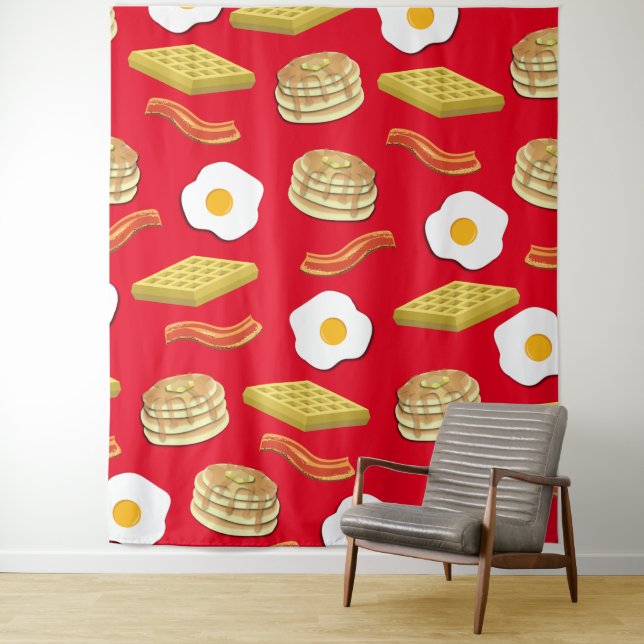 Frühstück Brunch Geburtstagsparty Kinder Wandteppich (Beispiel)