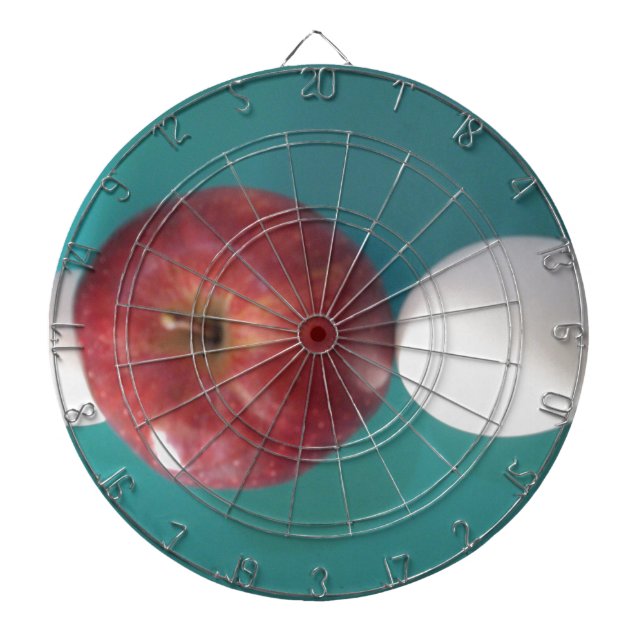 Frühstück Buddies: Zwei Eier $an Apple Still Life Dartscheibe (vorne)