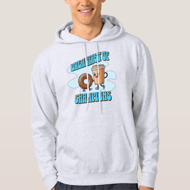 Frühstück der Champions Hoodie (Vorderseite)