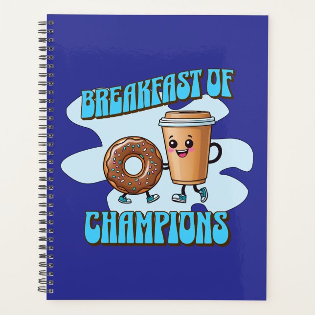 Frühstück der Champions Planer (Vorderseite)
