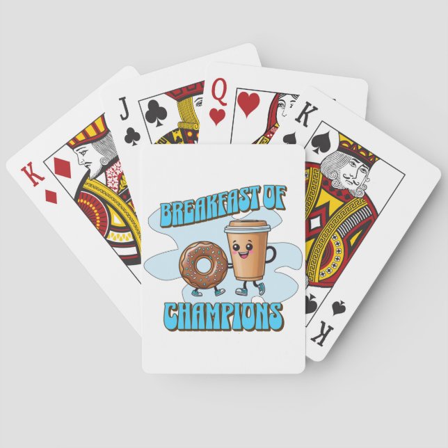 Frühstück der Champions Spielkarten (Rückseite)