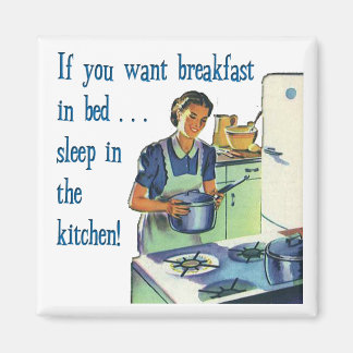 Frühstück im Bed Magnet