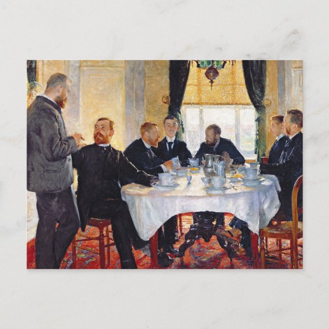 Frühstück im Blankenberghe Postkarte (Vorderseite)