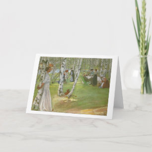 Frühstück im Freien von Carl Larsson Karte