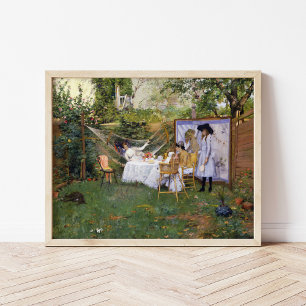 Frühstück im Freien   William Merritt Chase Poster