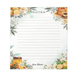 Frühstück im Schlafcouch Notizblock