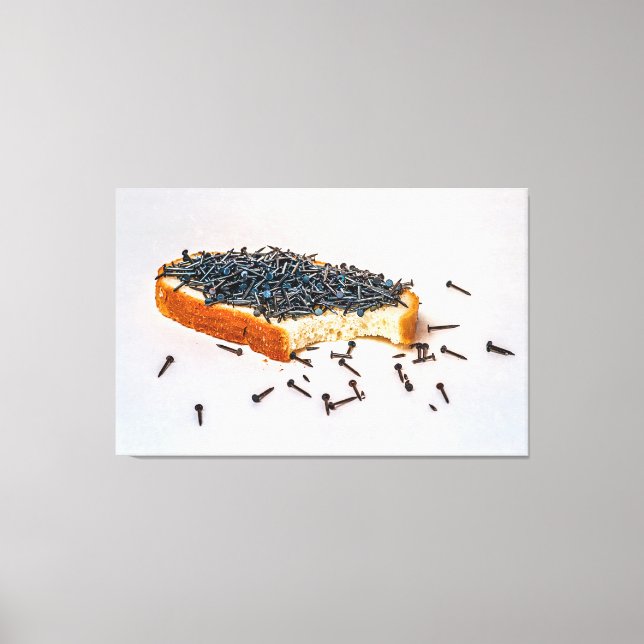 Frühstück in der Yogakultur Leinwanddruck (Vorderseite)