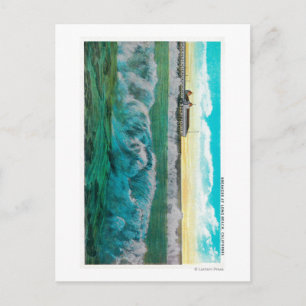 Frühstück in Long Beach, Kalifornien Postkarte