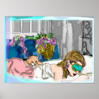 Frühstück in Tiffanys heilig leicht gotisch Poster