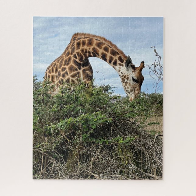 Frühstück mit Giraffe Puzzle (Vertikal)
