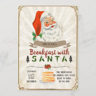 Frühstück mit Sankt-Party Einladung