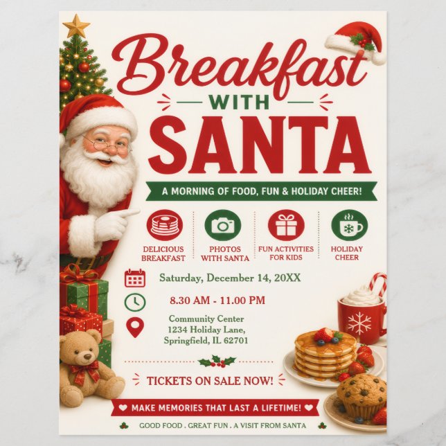 Frühstück mit Santa Flyer (Vorne)