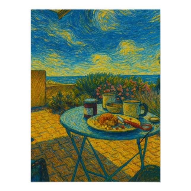 Frühstück Poster (Vorderseite)