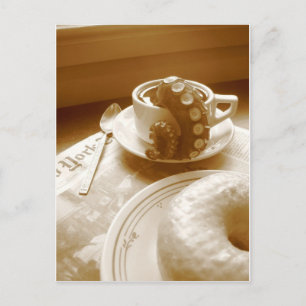 Frühstück Postkarte