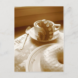 Frühstück Postkarte