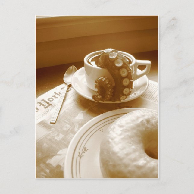 Frühstück Postkarte (Vorderseite)