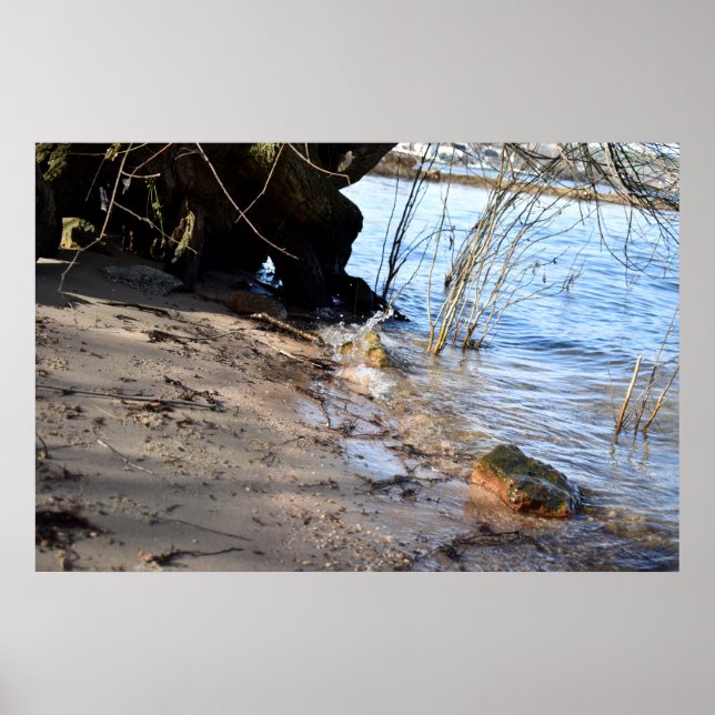 Frühstück, Strandleben Poster (Vorne)