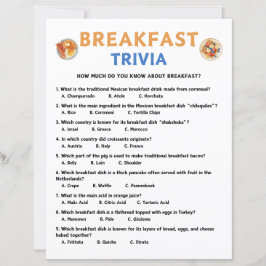 Frühstück Trivia Game