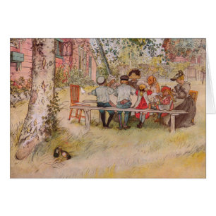 Frühstück unter der großen Birke von Carl Larsson