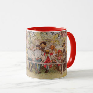 Frühstück unter der großen Birke von Carl Larsson Tasse