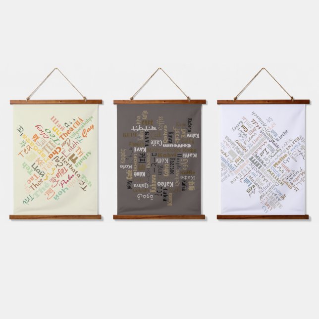 Frühstück Wandteppich Mit Holzrahmen (Dreifach)