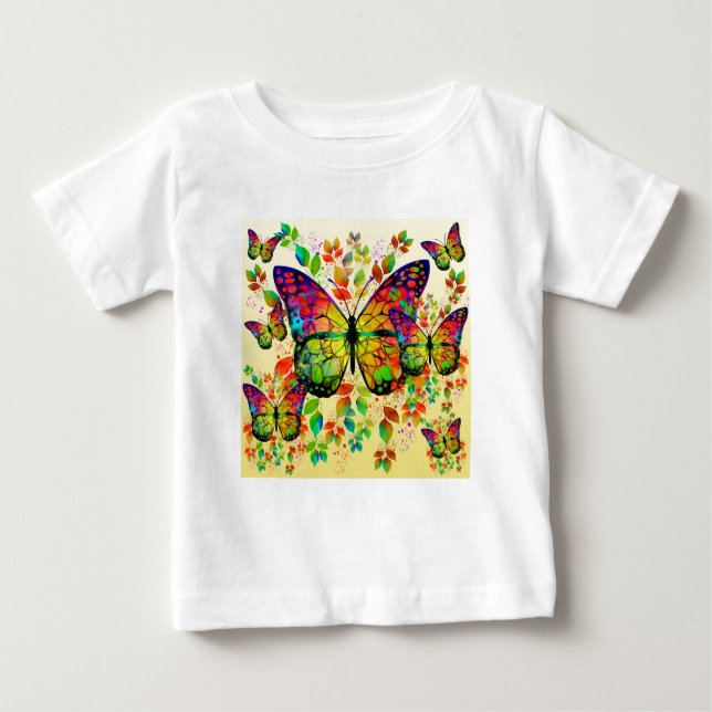 FRÜHSTÜCKE FARBEN FARBHAFTE NATUR BABY T-SHIRT (Vorderseite)