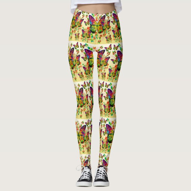 FRÜHSTÜCKE FARBEN FARBHAFTE NATUR LEGGINGS