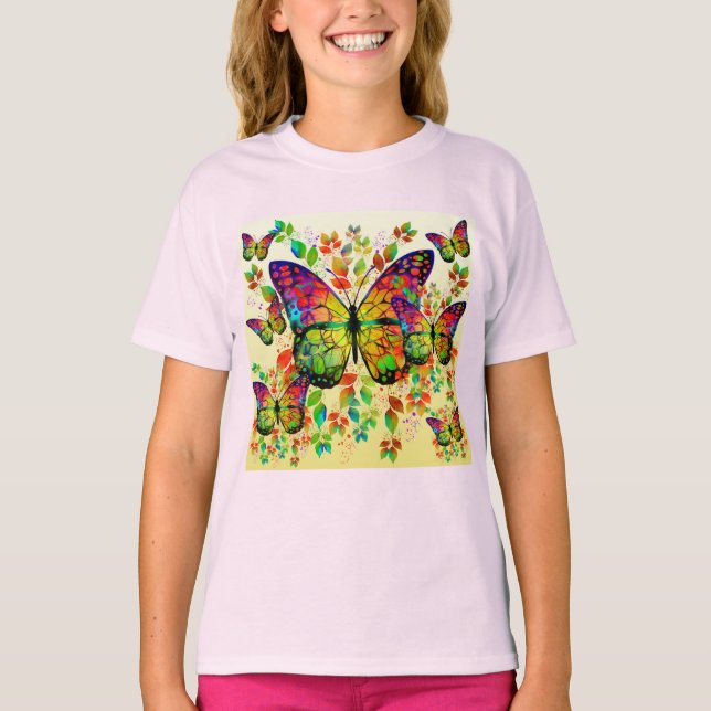 FRÜHSTÜCKE FARBEN FARBHAFTE NATUR T-Shirt (Vorderseite)