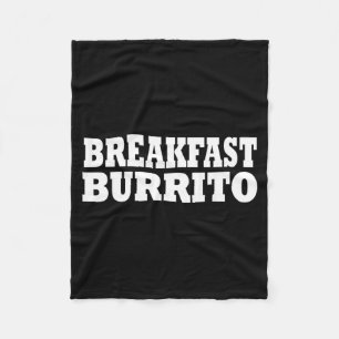Frühstücks-Burrito-Essen Halloween-Kostenüm-Party Fleecedecke