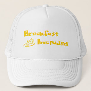 Frühstücks-enthaltener Hut Truckerkappe
