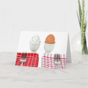 Frühstücks-Hochzeitstag Karte